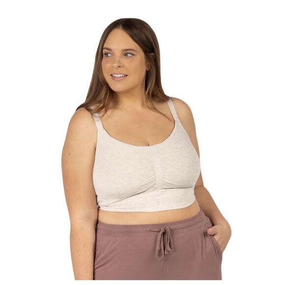 Kindred Bravely Other - Kindred Bravely Sublime Bamboo Hands-Free Pumping Lounge Sleep Bra Oatmeal MED